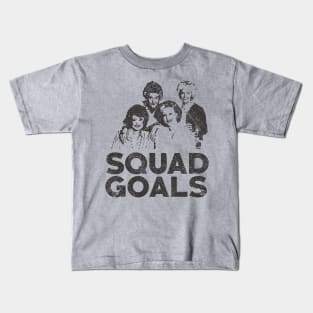 Retro Sequad Goals Kids T-Shirt